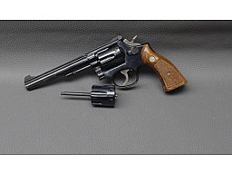 Revolver Smith & Wesson Mod. 48, Kaliber 22WinMag 6", mit Wechseltrommel 22lr gut