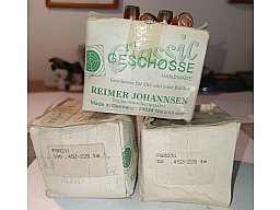 200 Stück Teilmantelgeschosse, Reimer Johansen, .452 - 225