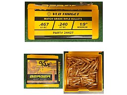 Berger VLD Target 95grs HPBT #24427 95 Stück 6mm