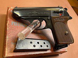 Pistole Manurhin Walther PPK der bayerischen Polizei im Kaliber 7,65mmBrowning SNR 100654