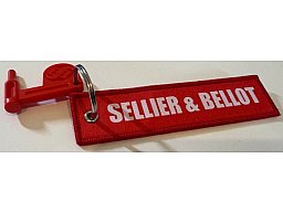 Sellier & Bellot – Sicherheitsfahne / Ladehilfe mit Schlüsselanhänger