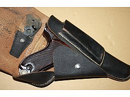 orig. DDR VoPo P08 Luger Pistole im Kal. 9x19 mit Holster -TIP TOP-