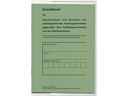 Schießbuch | Schiessbuch für Sportschützen mit PVC Schutzhülle - Motiv BW Style