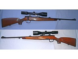 STEYR-MANNLICHER MODELL M, KAL. .30-06 SPRING. INKL. B. NICKEL MARBURG 3-12x56 ABS 4 - TOP
