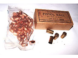 Munition Kal. 45. ACP mit gequetschtem Rand