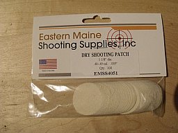 100 Schusspflaster von "Eastern Maine".40 - .49 cal.
