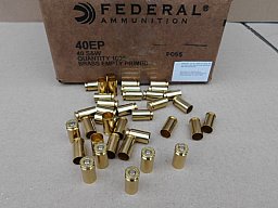 .40 S&W Hülsen von Federal gezündert 100 stk.