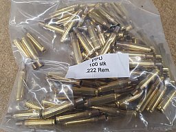 .222 Remington Boxer-Hülsen PPU 50 Stk. C-032