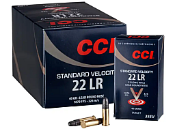 5000 Schuss - CCI .22 lfb. Standard Velocity 2,6g/40grs. – 500er-Packung