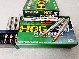 .30-06/168 grs. Remington Hog Hammer Barnes TSX bleifrei 20 stk. No. PHH30061#