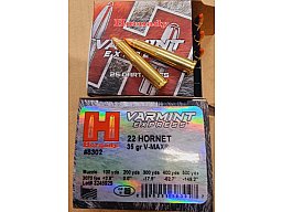.22Hornet/35grs V-Max Hornady 25 Stk. # No.8302 #