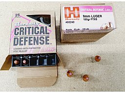 9mm/100grs FTX Hornady Critical Defence 25 Stk. #90240#