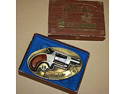 SRS Revolver Rhöm "Little Joe" im Kal. .22 Platz mit Gürtelschließe in OVP -SELTEN-