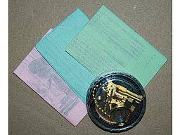 GOLDENER SRS "Xythos" Berloque-Revolver -Made in Austria- im Kal. 2mm B -OVP-