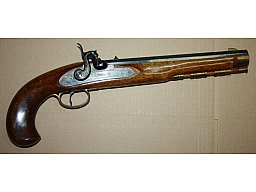 Perkussions Vorderlader Pistole "Kentuckian" im Kal. 45 -TIP TOP-
