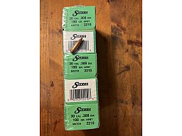 100x30. Cal .308" 190gr HPBT Sierra Match