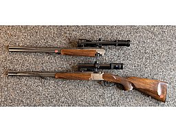Krieghoff Ultra Bockdoppelbüchse 8x57irs mit zeiss 1,1-4x24 HT mit Leuchtabsehen und BBF Wechsellauf