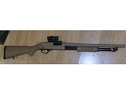 Winchester Super x repetierflinte 12/76 SXP mit Falke Rotpunkt