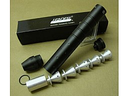 @ TOP Hochleistungs "F" Schalldämpfer 1/2"-20 LEADER für Luftgewehr & LuPi Vollmetall Kal. 4,5 & 5,5