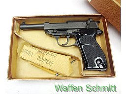 Pistole Walther P38, Kaliber 9mm Luger im Originalkarton mit Reservemagazin.Top-Zustand!!!
