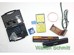 Konvolut für Luft-und KK Gewehre (Pistolenauflage-Schießbrille-Augenklappe-Putzzeug)!!!