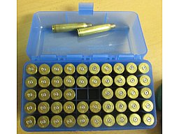 50 Hülsen .338 Lapua Magnum aus Fabrikmunition von RWS in mtm-Box