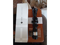 Hawke Armbrust Zielfernrohr XB 30 Compakt 1,5-6x36 mit SR Leuchtabsehen+Montage UTG