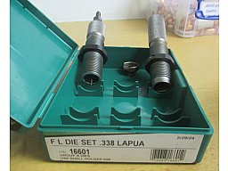 2 RCBS-Matrizen für .338 Lapua Magnum mit Hülsenhalter