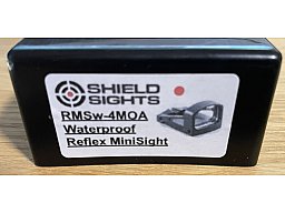 Kompaktes Reflexvisier - Shield Sights RMSw-4MOA Waterproof Reflex MiniSight mit Adapter für Shadow2