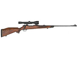 Repetierbüchse Jagdgewehr Sauer Weatherby Europa 8x68 Bj. 1972, mit Zoom-ZF Hertel & Reuss, tiptop!