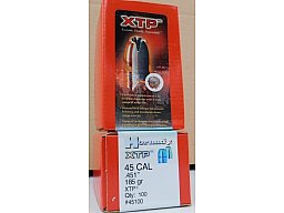 .45/185grs Hornady XTP Geschosse No.45100 100 stk. # SSZ Berka