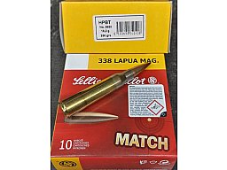 .338Lapua Mag./250grs. HPBT S&B Match 10 Stk. # SSZ Berka