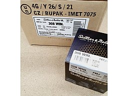 .308/147Win FMJ Patronen S&B 50 Stk. # SSZ Berka