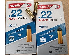 .22LR 20grs Aguila Super Colibri 500 Stk. 180m/sec. # SSZ Berka