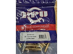 .22 Hornet Boxer-Hülsen PPU 50 stk C-193# SSZ Berka