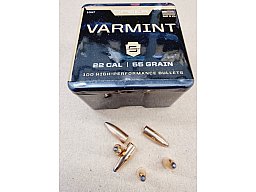 .22/.224/55grs Speer Varmint spitz SP Geschosse 100 Stk. No. 1047 # SSZ Berka