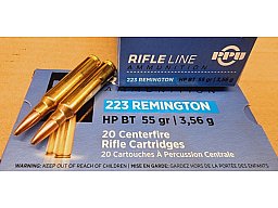 .223/55grs. HPBT PPU 100 stk. A-616 # SSZ Berka