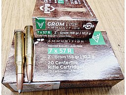 7x57R/158grs. Z-Grom A-651 PPU 20 stk. bleifrei ! # SSZ Berka