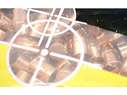 500 Stück NEUE CAMPRO Geschosse .429 44 - 240gr 15,5g FCP TC Flachkopf TOP Präzision FCP Copper Plat