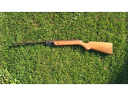 DDR Luftgewehr Haenel Modell 300 Knicker Kaliber 4,5mm Holzschaft