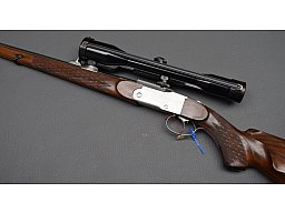 Kipplaufbüchse Weißfertig Waffen-Schmidt-Bayreuth, Kaliber 5,6x50RM, sehr gut