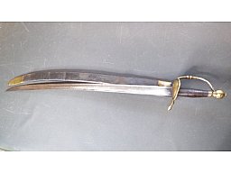 Mir unbekannter alter Infanterie Säbel 18. Jh. mit Lederscheide
