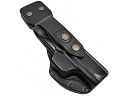 Gürtelholster, Deutsche Polizei P7 Leder schwarz rechts