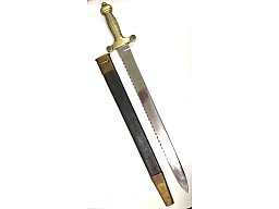Schweizer Faschinenmesser M1842/52 mit Scheide