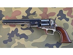 Perkussionsrevolver Vorderlader Western-Revolver Colt M 1851 Navy Kaliber .36 Black Powder Bj. 1975