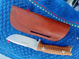 FOX KNIVES, PRO-HUNTER FX-131 neu, Lederscheide, Böhler N 690 Co Stahl