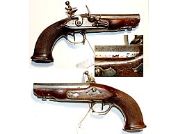 Steinschloss Reisepistole, cal. 13.5mm
