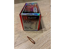 100 Stück Hornady .224 ELD-VT 62gr Geschosse