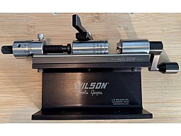 L.E. Wilson 50 BMG Case Trimmer Set Hülsentrimmer Mikrometer + Ständer