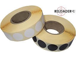10.000 Schusspflaster ø 20mm WEIß/WEISS, 5x 2000er Rolle - NEU